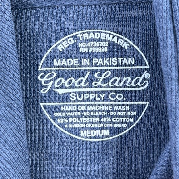 Gulf Shores Alabama Hoodie Size Medium Good Land Supply Pullover Cotton Blend - Picture 5 of 6